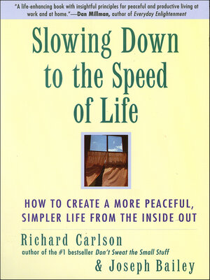 cover image of Slowing Down to the Speed of Life